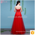 Light Red Grey Sexy Off-Shoulder Preço baixo Long Floor-Length vestido de dama de honra